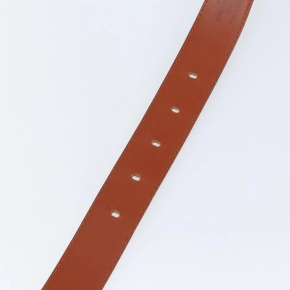 LOUIS VUITTON Epi Ceinture Belt 34.3"" Brown LV Auth - Picture 10 of 16